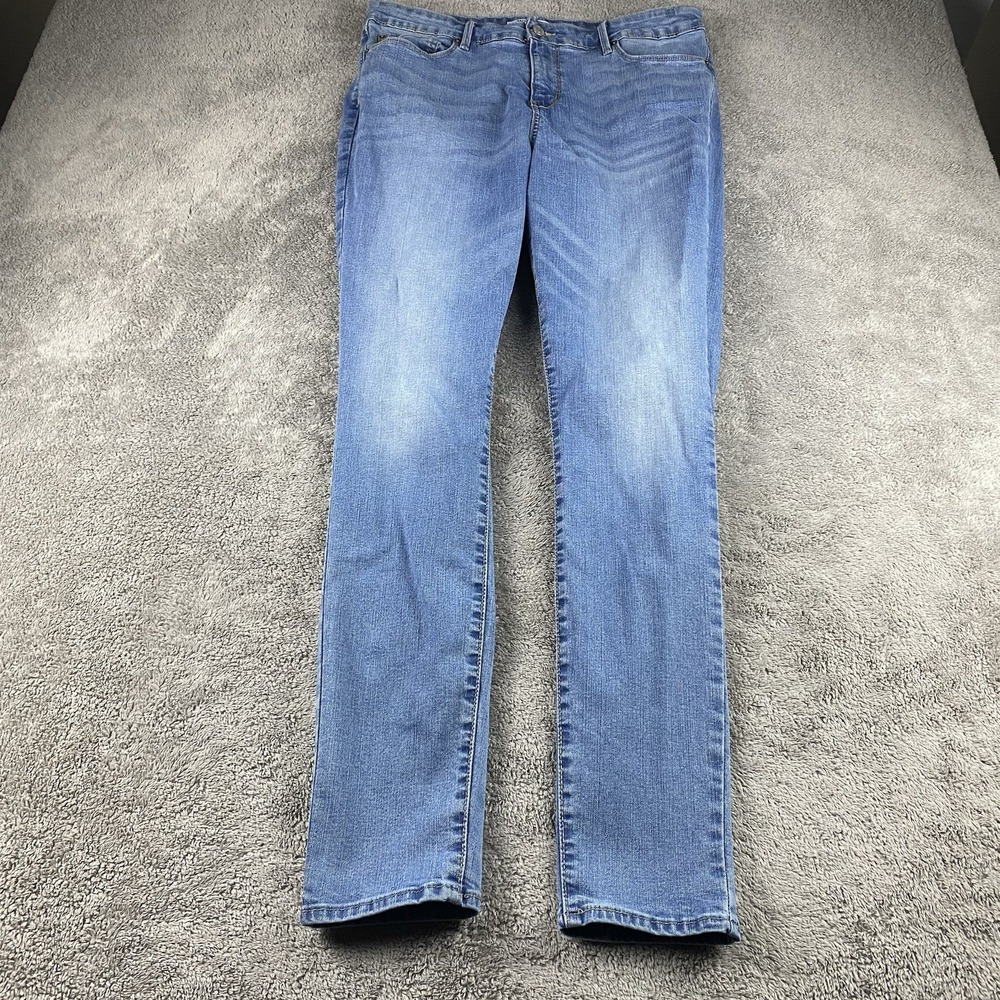 Signature Gold Levis Totally Shaping High Rise Skinny Jeans Womens 32x29 Blue